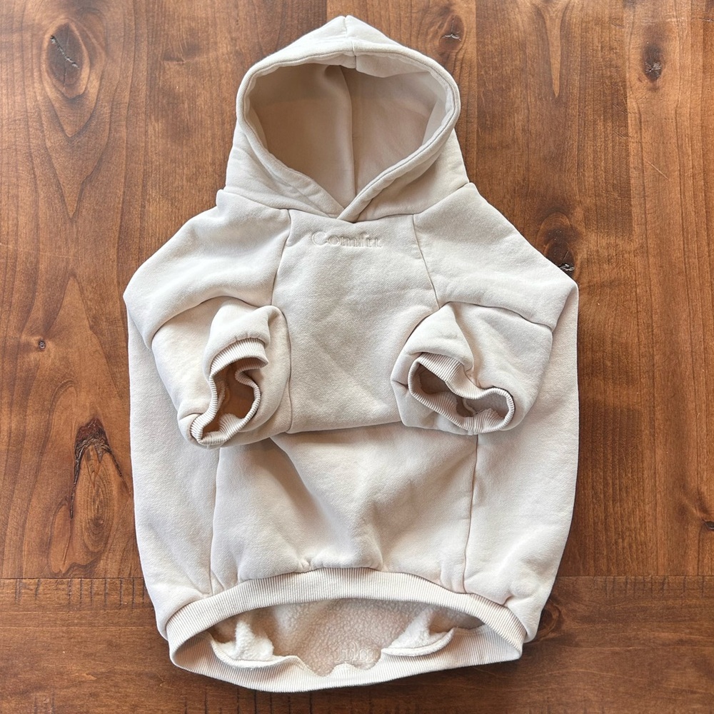 Comfrt Signature Paw Hoodie 4XL Bone - Picture 3 of 5